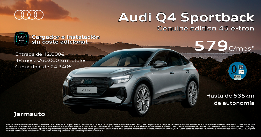 Audi Q4 Sportback Oferta Febrero 2026